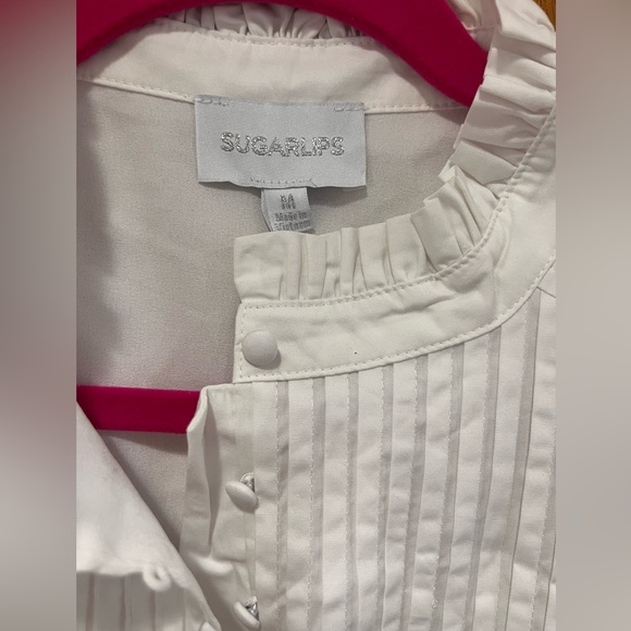 NWT Sugarlips White Long-Sleeve Dress - Picture 4 of 8